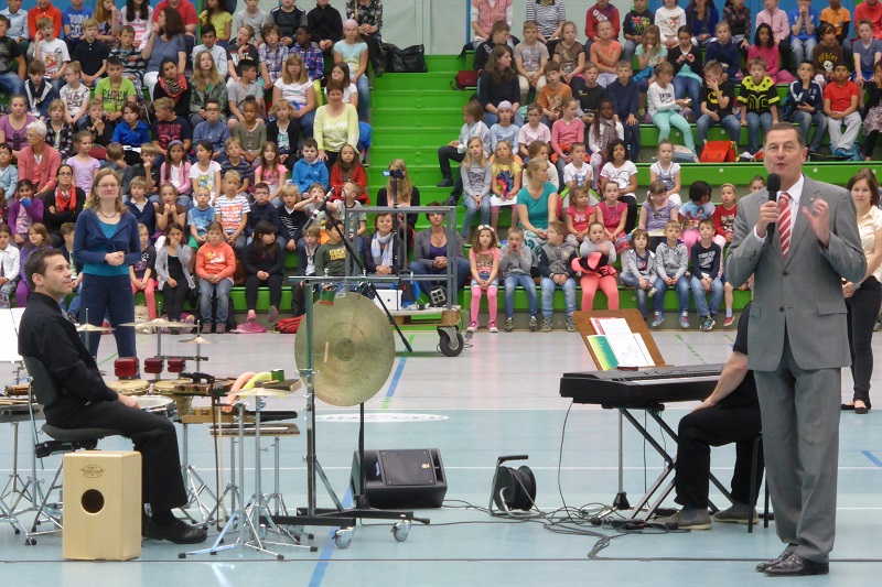 beim Jahreskonzert mit dem OB